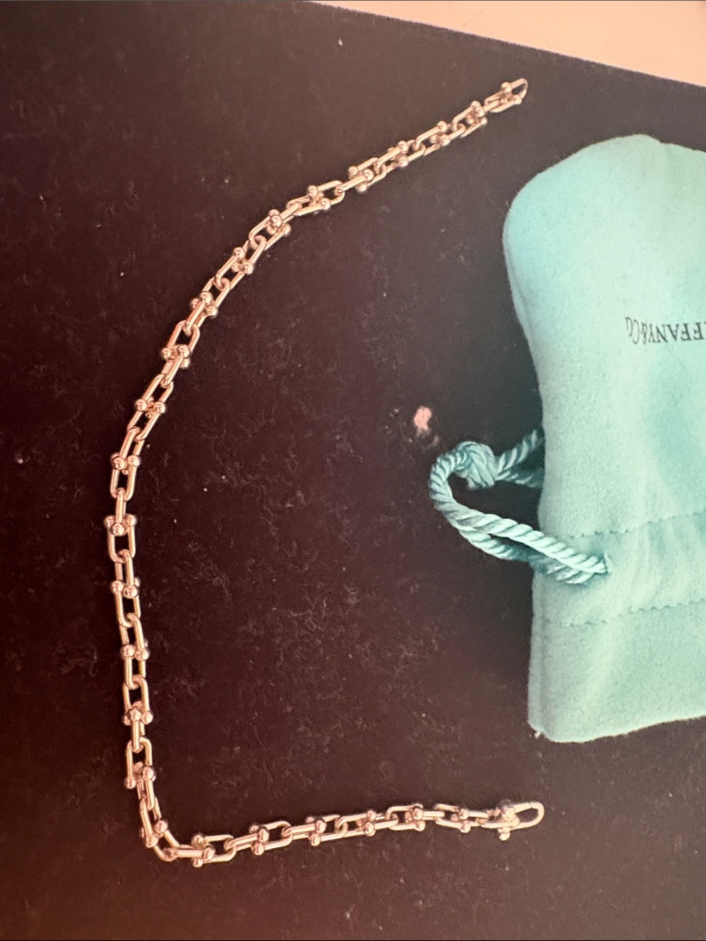 Gently used Tiffany Micro Link Hardwear bracelet - silver 7.5”